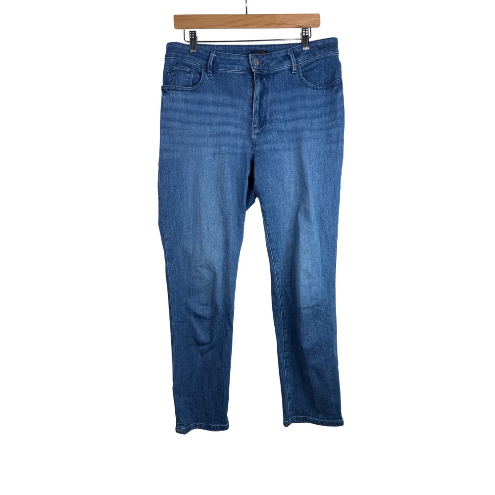 Ann Taylor Mid Rise Skinny Jeans size 8‎ Blue